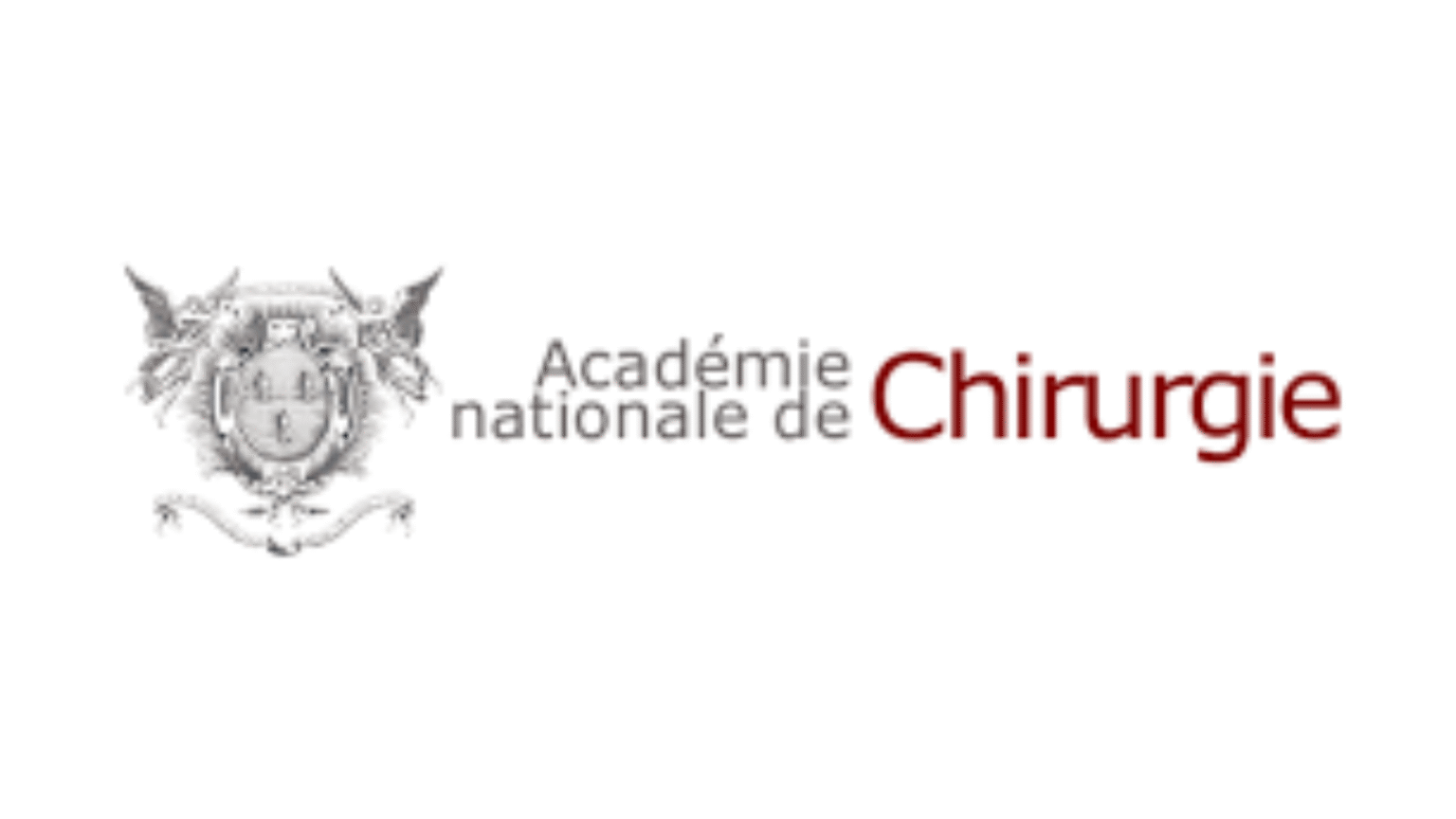 Logo de l'Académie Nationale de Chirurgie, partenaire académique de l'ICVNS France pour la recherche clinique internationale et l'enseignement.