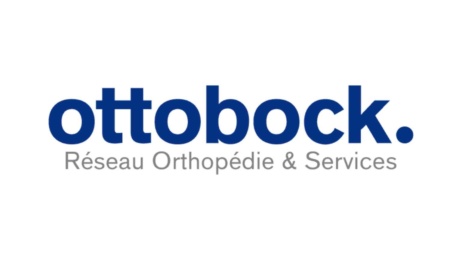 Logo de Ottobock, leader mondial en orthopédie et partenaire technologique de l'ICVNS France pour l'évaluation de l'Exopulse Mollii Suit.